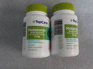 2 Top Care 120 Tablets each Melaton...