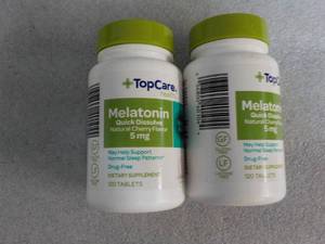 2 Top Care 120 Tablets each Melaton...