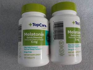 2 Top Care 120 Tablets each Melaton...
