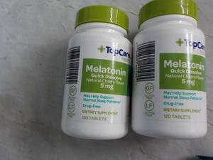 2 Top Care 120 Tablets each Melaton...