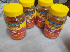 4 Jars Nature Made Kids First Fiber...