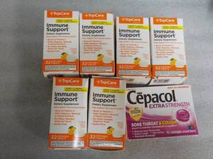 Top Care Immune Support and Cepacol...