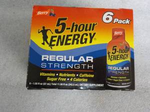 5 Hour Energy 6 Pack...