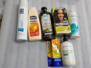 Hair Products and Coconut Face Crea...