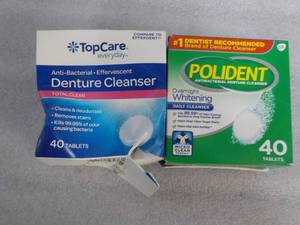 Polident and Denture Cleaner...