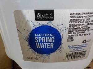 6 Gallons Springwater and Distilled...