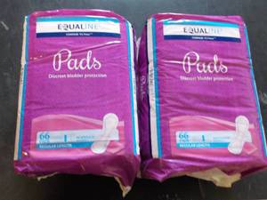 2 - 66 ct Equaline Pads...