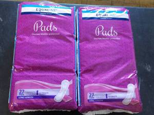2 - 27 Count Equaline Pads...