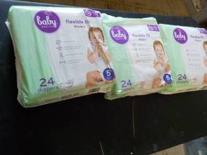 3 Baby Basics Diapers...