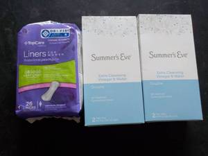 Summers Eve and Top Care...