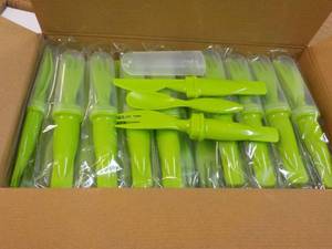 Case of 50 Lime Green Plastic Cutle...