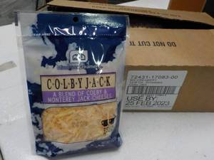 12 - 8 oz Frozen Pkgs Colby Jack Ch...