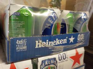 4 - 6 Packs Heineken Non Alcoholic...