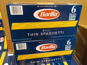 2 Boxes - 6 boxes each Barilla Thin...
