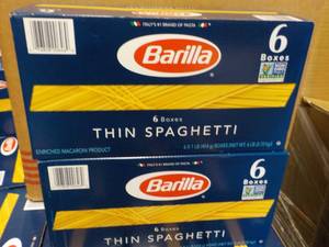 2 Boxes - 6 boxes each Barilla Thin...