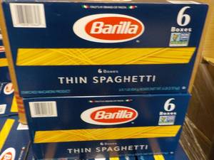 2 Boxes - 6 boxes each Barilla Thin...