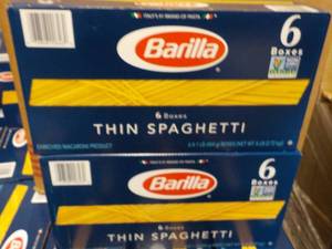 2 Boxes - 6 boxes each Barilla Thin...