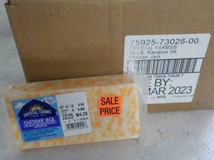 10 lb. Box Frozen Crystal Farms Che...