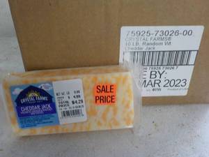 10 lb. Box Frozen Crystal Farms Che...
