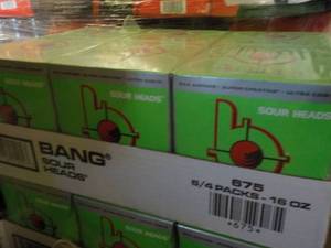 6 - 4 Packs Bang Sour Head...