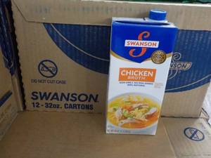 12 - 32 oz Swanson Chicken Broth b...