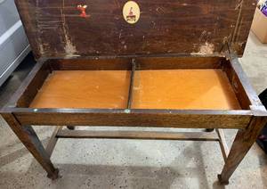 VTG Wood Piano Bench