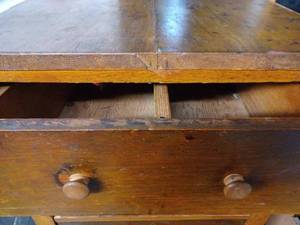 Hand-Made Vintage 3-Drawer Night Stand