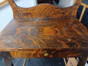 Vintage Washstand with Towel Bar