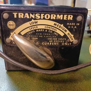 Louis Marx Stream Line Steam Type Electrical Train with Transformer in Original Box