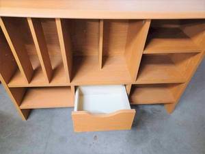 Wooden Desk Accessory Shelf for Desk, Countertop, or Table, Measure 37-inches Wide X 25.5-inches Tall X 10-inches Deep