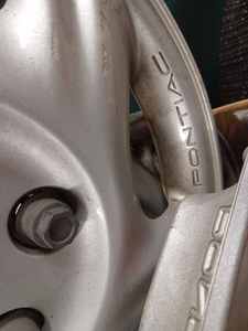 Set of Four Pontiac Plastic Wheel Covers - Covers Measure 16-inches Across