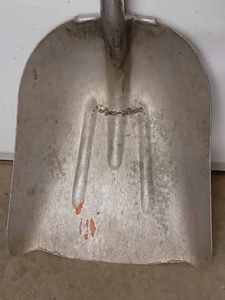 Aluminum Scoop Shovel - Been Repaired and is in Good Condition