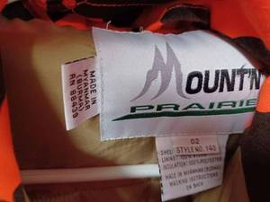 Mountn Prairie Hooded Hunting Jacket - Size XL
