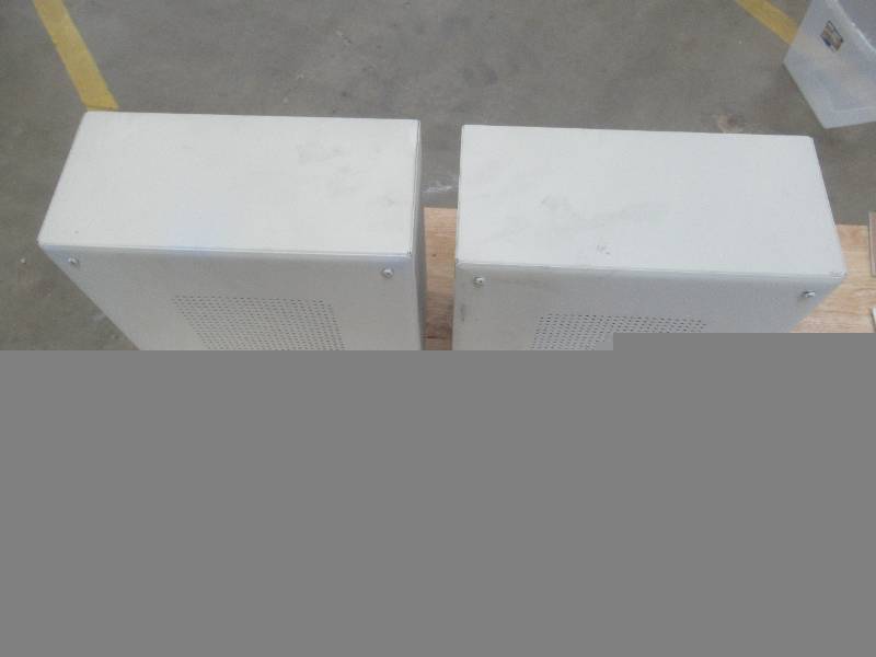 LOT OF 2  8 Open Ceiling Surface Mount Speaker with Enclosure and 4-Watt 25V70V Transformer