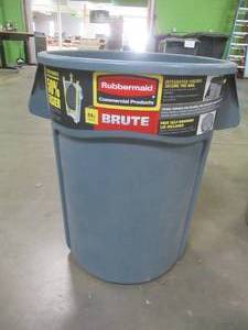 Large Brute 44 Gallon Trash Can, No Lid - Used in warehouse, SOLD AS IS.