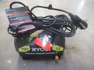 Ryobi 1600 Electric Pressure Washer - USED IN WAREHOUSE (MISSING WAND)