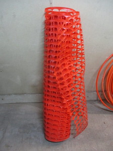Roll of Orange Snow Fence