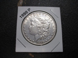1898-P Morgan Silver Dollar