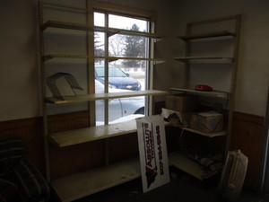 Streeter style shelving
