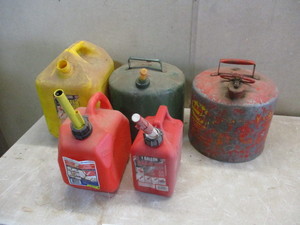 5 Gas cans