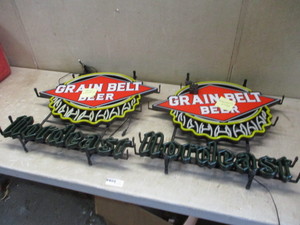 2 Grainbelt Nordeast LED Signs