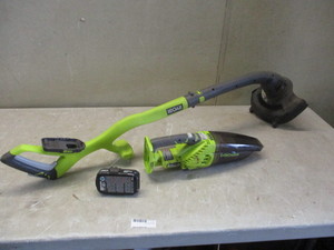 Ryobi Weed whip vacuum and 1 battery