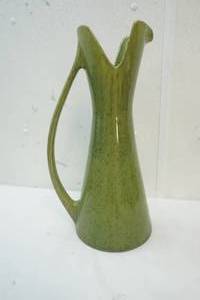 Boho mid century pitcher vase