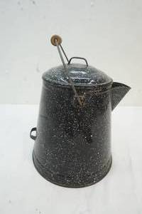 vintage graniteware coffee pot