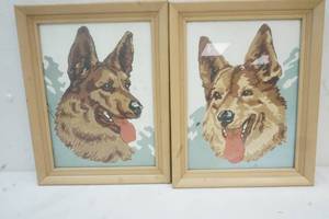 paint by numbers  german shepards