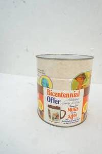 vintage coffee can