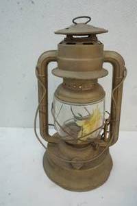 vintage refinished dietz oil lantern