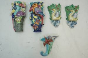 vintage wall pockets