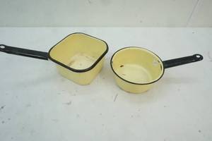 enamel pots