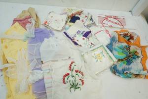 vintage handkerchiefs and aprons